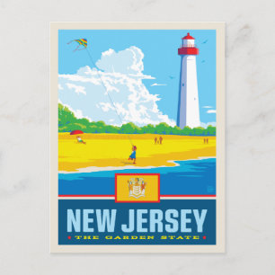 Postal Orgullo del Estado Nueva Jersey