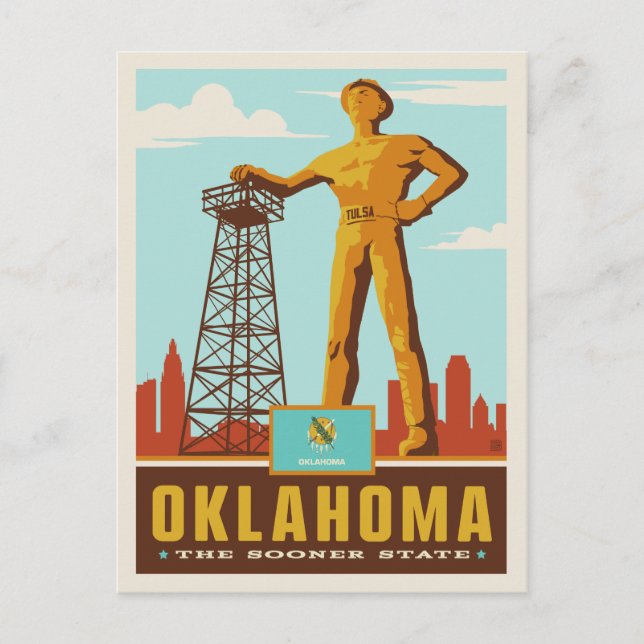 Postal Orgullo del Estado | Oklahoma (Anverso)