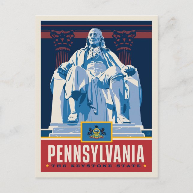 Postal Orgullo del Estado | Pennsylvania (Anverso)