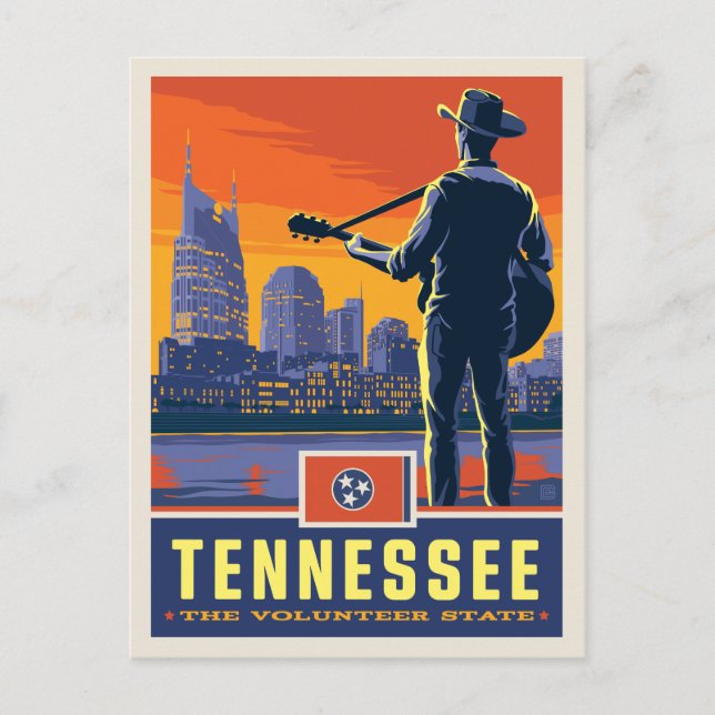 Postal Orgullo del Estado | Tennessee (Anverso)