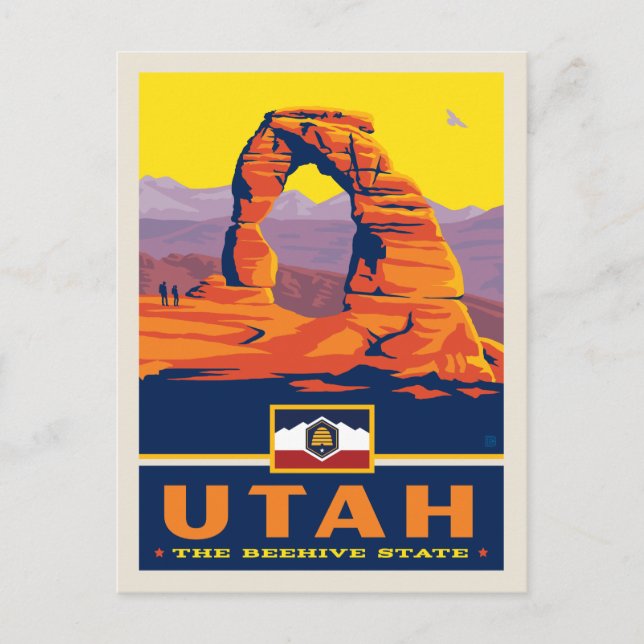 Postal Orgullo del Estado | Utah (Anverso)