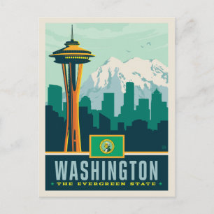 Postal Orgullo del Estado Washington