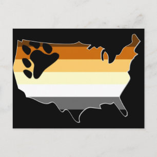 Postal Orgullo del oso estadounidense