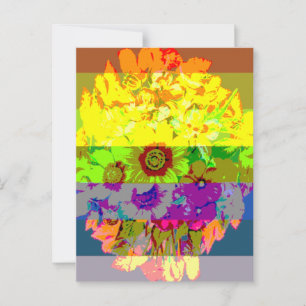 Postal orgullo en plena floración