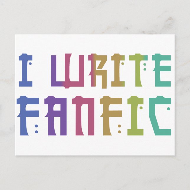 Postal Orgullo Fanfic (Anverso)