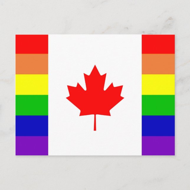 Postal Orgullo gay canadiense (Anverso)