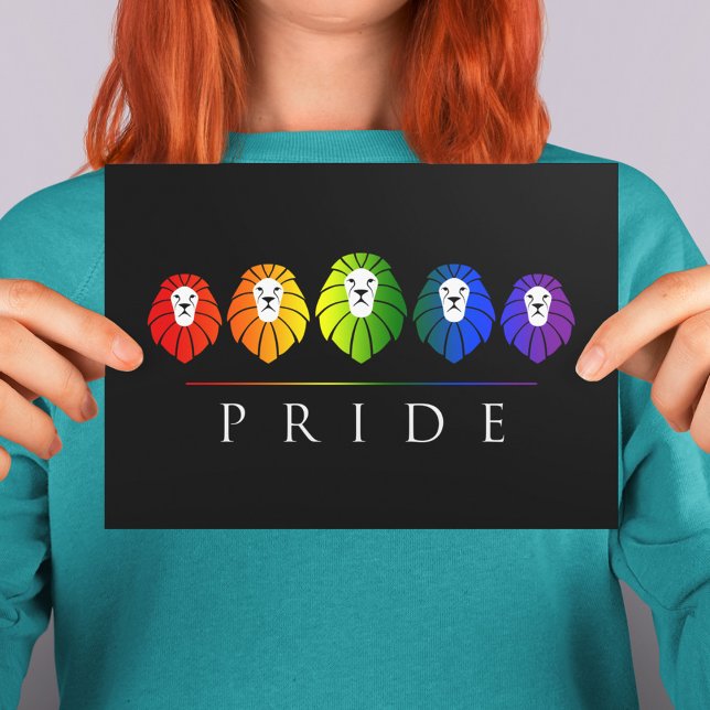 Postal Orgullo gay de los leones - LGBT (Subido por el creador)