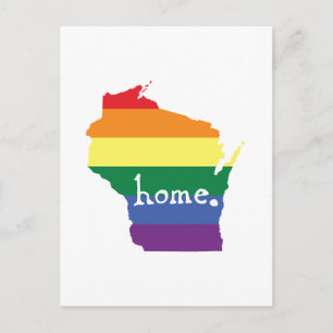 Postal Orgullo Gay de Wisconsin   Mapa del hogar