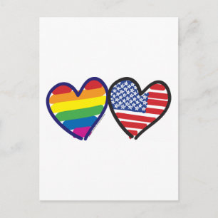 Postal Orgullo Gay Patriótico USA