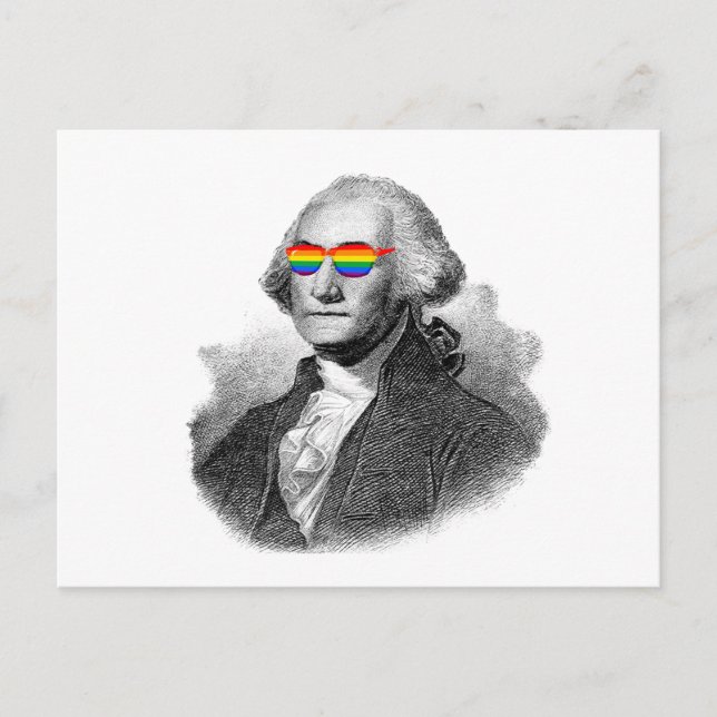 Postal Orgullo George Washington (Anverso)