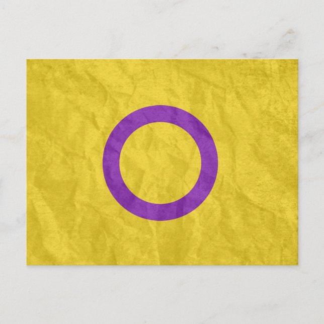 POSTAL ORGULLO INTERSEXUAL (Anverso)