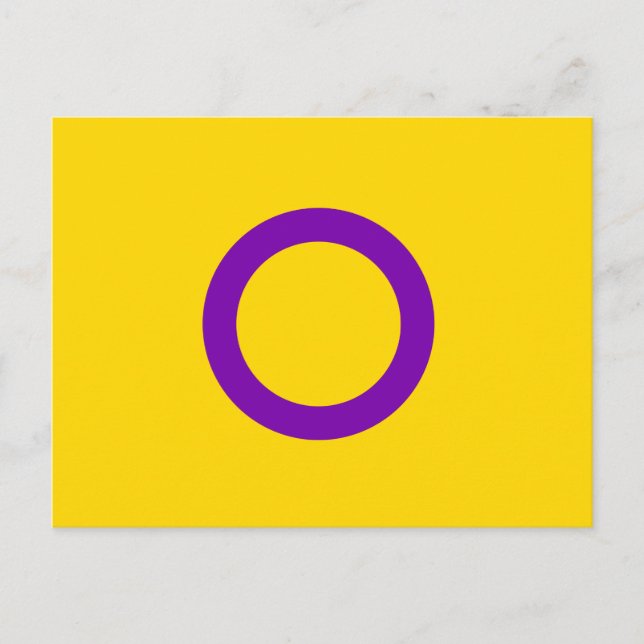 POSTAL ORGULLO INTERSEXUAL (Anverso)