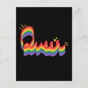 Postal Orgullo LGBT+. Amor homosexual.