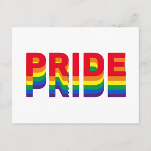 Postal Orgullo lgbt lgbtq queer colores retro arcoiris ga