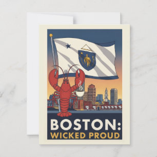 Postal Orgullo malvado de Boston