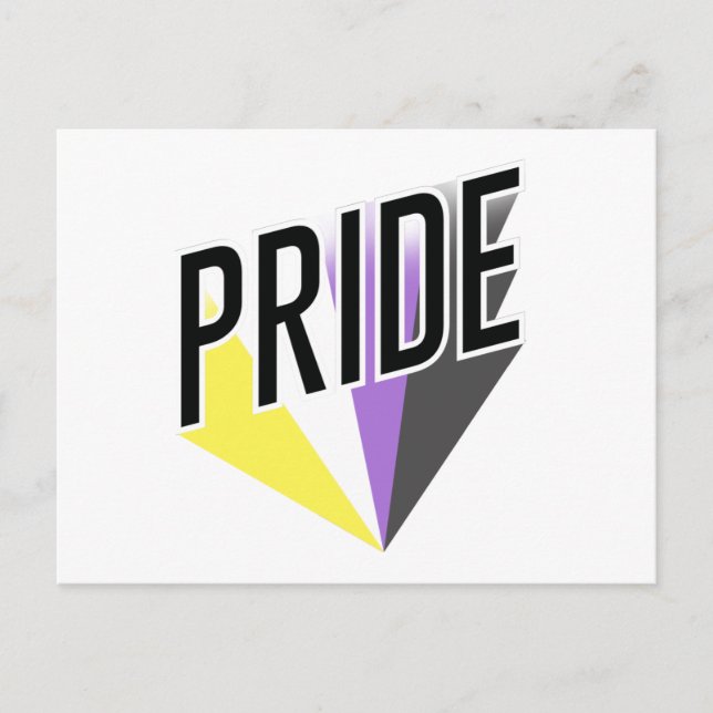 Postal Orgullo No Binario Explosión (Anverso)