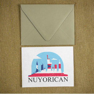 Postal Orgullo nuyorican Patrimonio de Puerto Rico en Nue