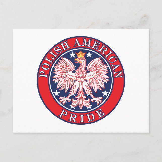 Postal Orgullo polaco-americano (Anverso)