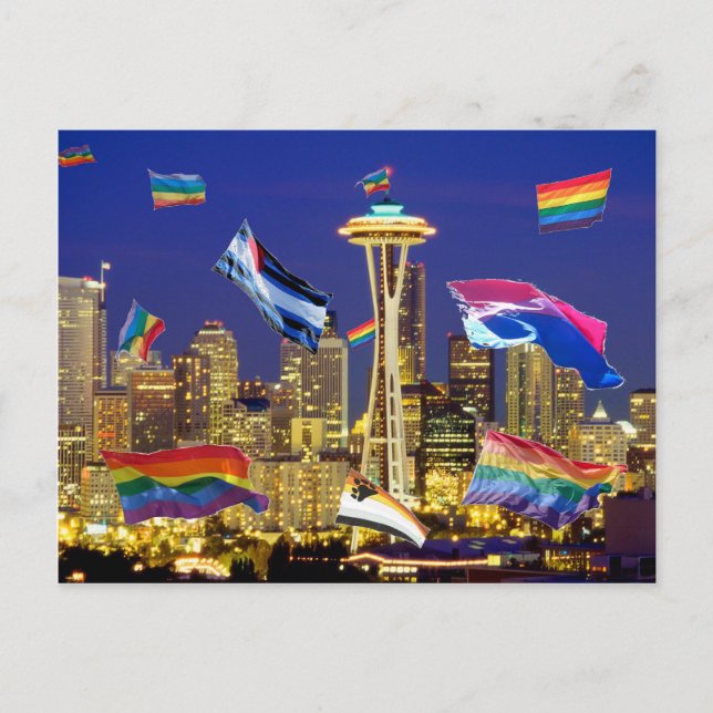 Postal Orgullo Seattle (Anverso)