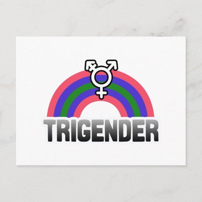 Postal Orgullo Trigénero (Anverso)