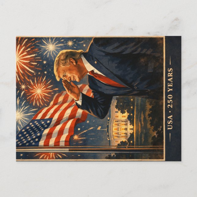 Postal Orgullo USA 250 años de excelencia  (Anverso)