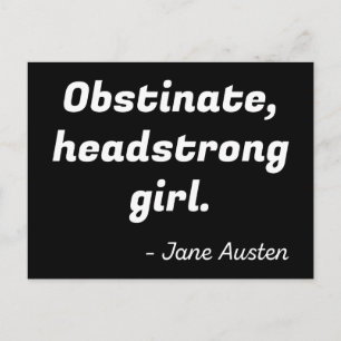 Postal Orgullo y prejuicio