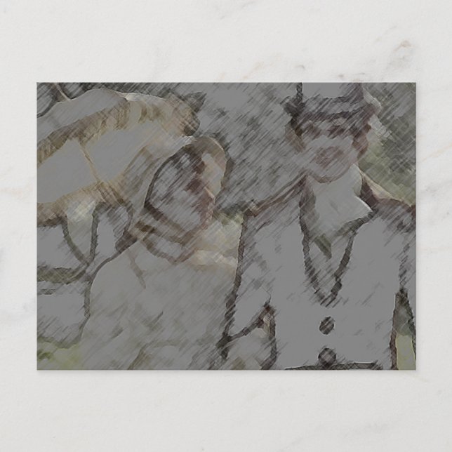 Postal Orgullo y prejuicio (Anverso)