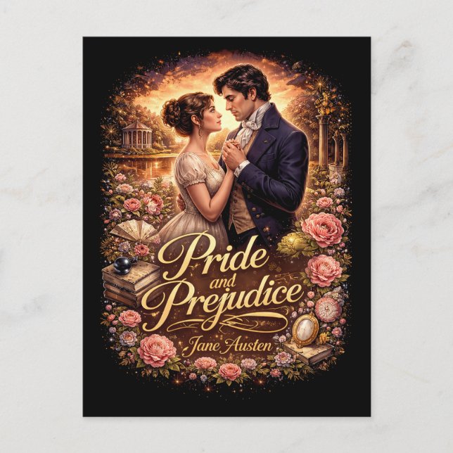 Postal Orgullo y Prejuicio (Anverso)