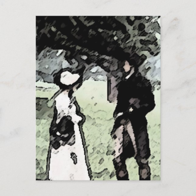 Postal Orgullo y prejuicio (Anverso)