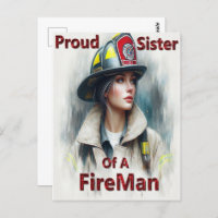 Orgullosa Hermana De La Indecisión De FireFighter
