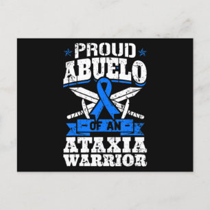 Postal Orgulloso Abuelo De Un Guerrero De La Ataxia, Dyst