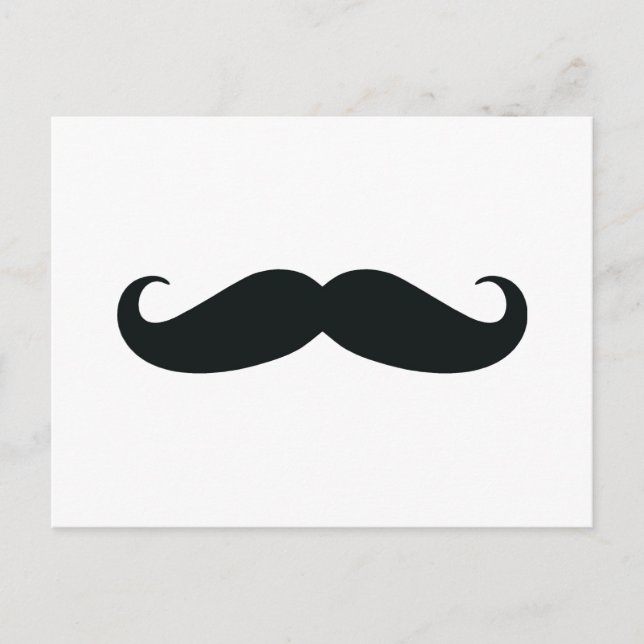 Postal Orgulloso de mi Stache….Bigote (Anverso)