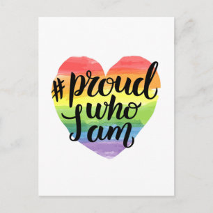 Postal Orgulloso De Quién Soy