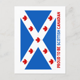 POSTAL ¡ORGULLOSO DE SER CANADIENSE ESCOCIA!