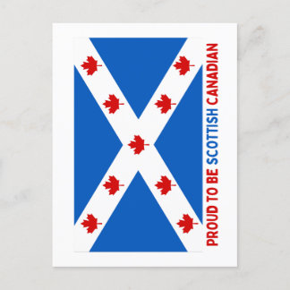 POSTAL ¡ORGULLOSO DE SER CANADIENSE ESCOCIA!