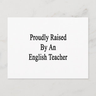 Postal Orgulloso De Un Profesor De Inglés