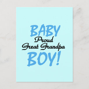 Postal Orgulloso Gran Abuelo de Boy Tshirts y regalos