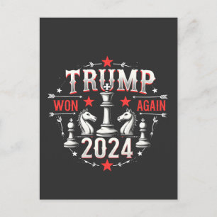 Postal Orgulloso Maga Trump Ganó de nuevo Día de Inaugura
