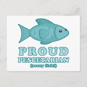 Postal Orgulloso pescetario