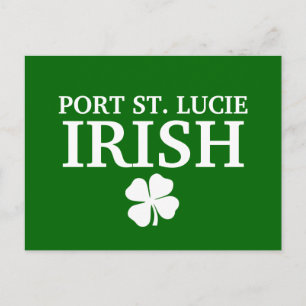 Postal Orgulloso PUERTO ST. ¡LUCIE IRISH! Día de San Patr