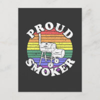 Orgulloso Retro de Fumadores LGBT BBQ Camiseta