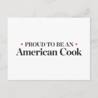 Orgulloso ser un cocinero americano