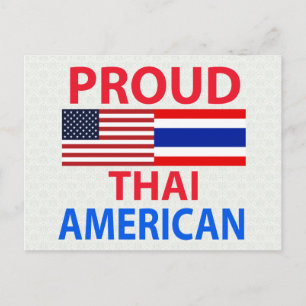 Postal Orgulloso Thai American