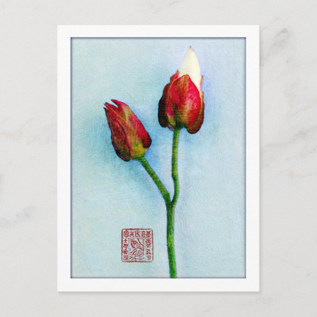 postal Oriental Buds (Anverso)