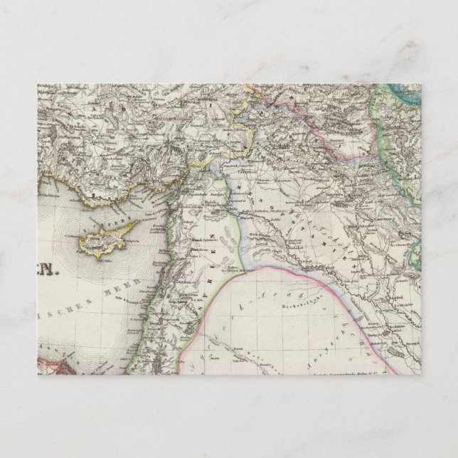 Postal Oriente Medio (Anverso)