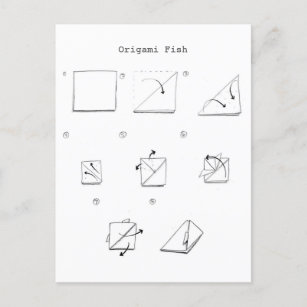 Postal Origami Fish