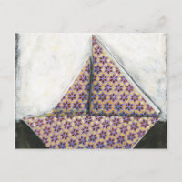 Origami Sailboat en papel de diseño de estrella
