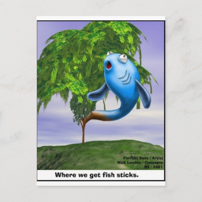 Postal Origen de Fishsticks Funny Tees & Gifts (Anverso)