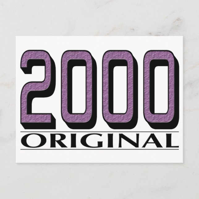 Postal Original 2000 (Anverso)