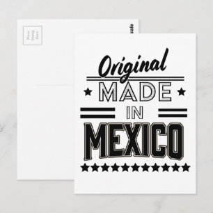 Postal Original hecho en México